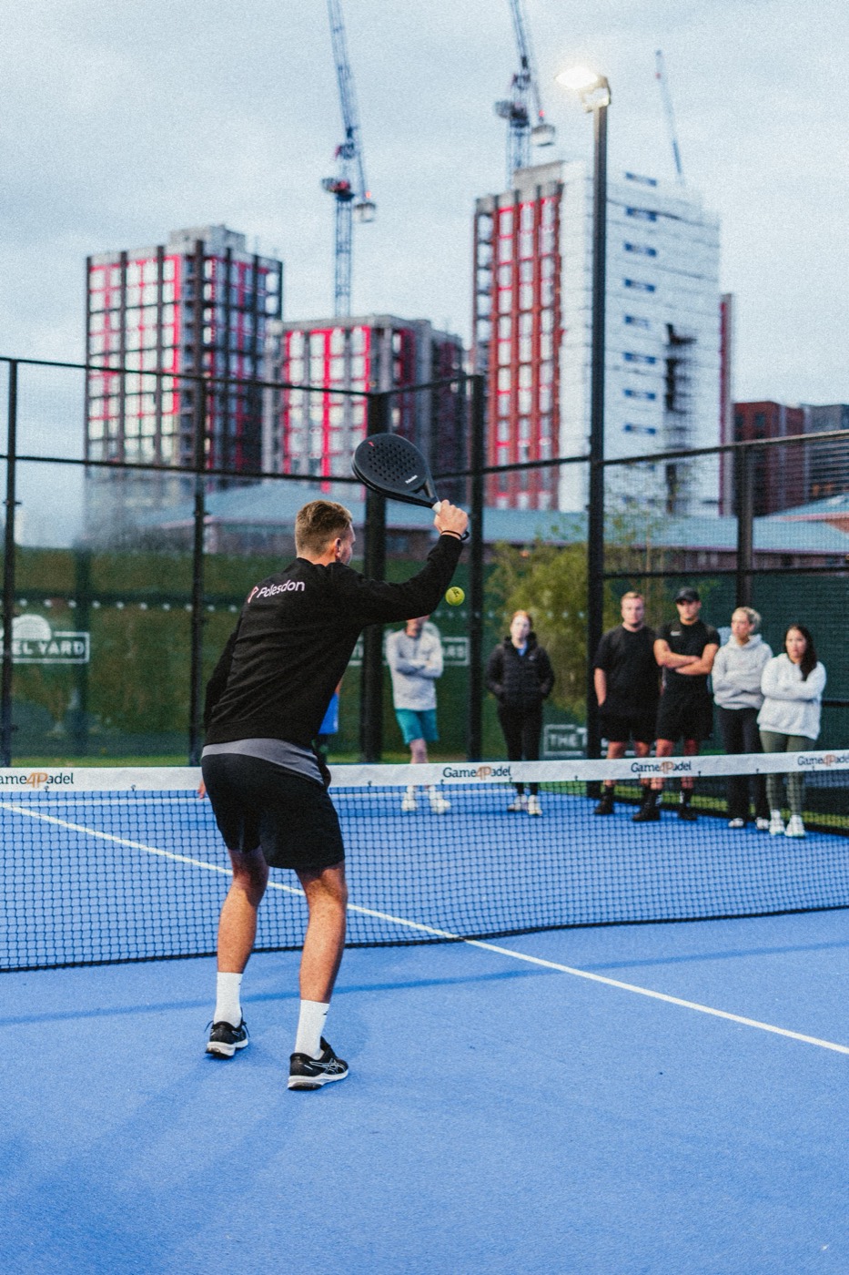 Polesdon activation — spectators watching a match courtside